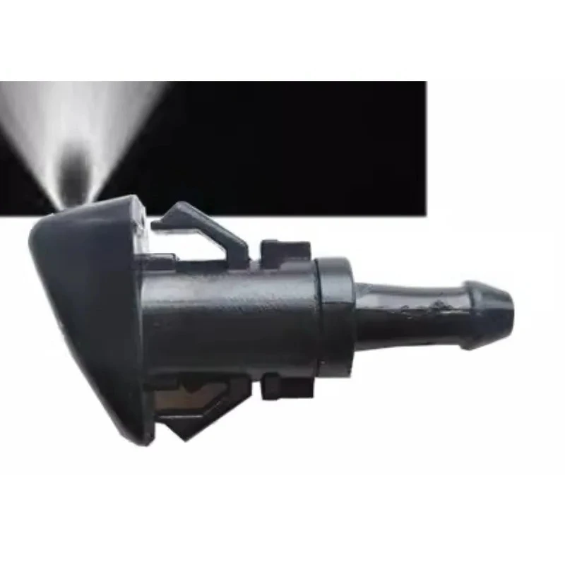 

2 шт. Новые черные форсунки-распылители в форме веера для стеклоомывателя, головка распылителя воды для лобового стекла, автозапчасть для Senova X35 X65 X55