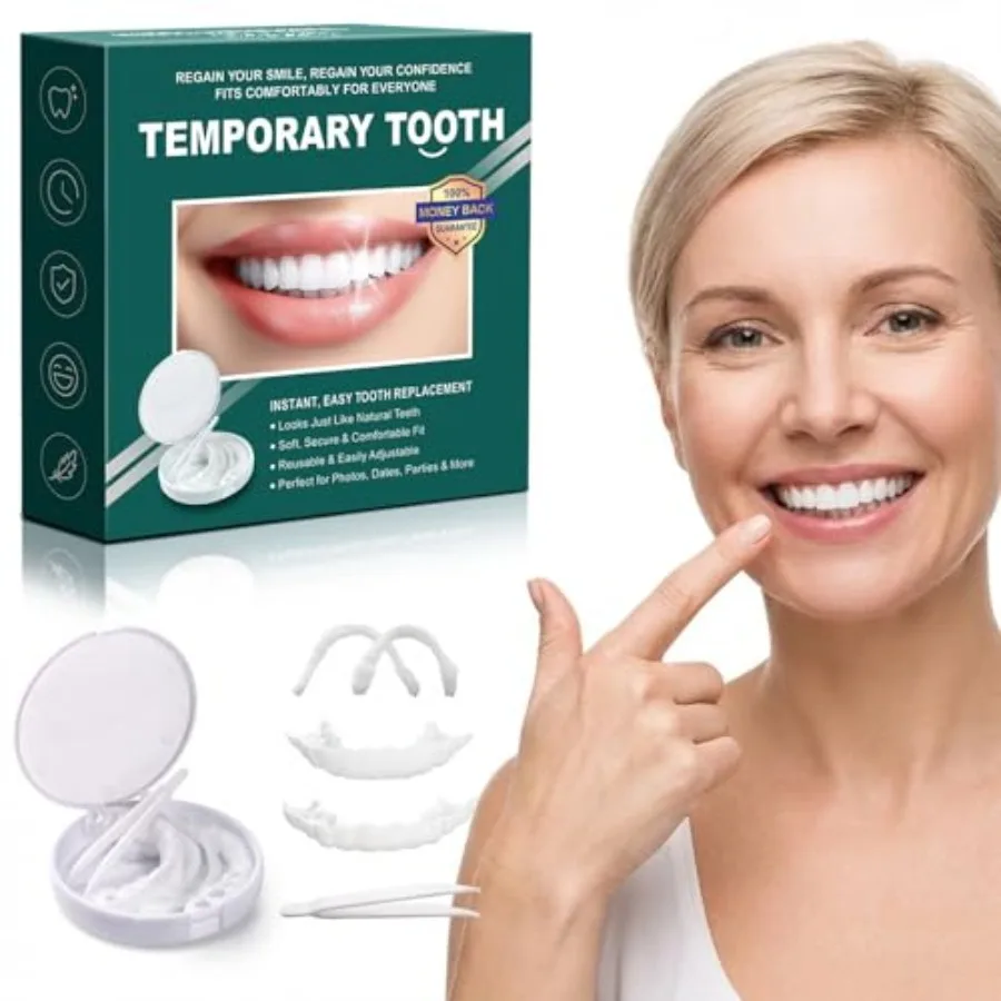 Reusable Snap-On Smile Covers for Men and Women