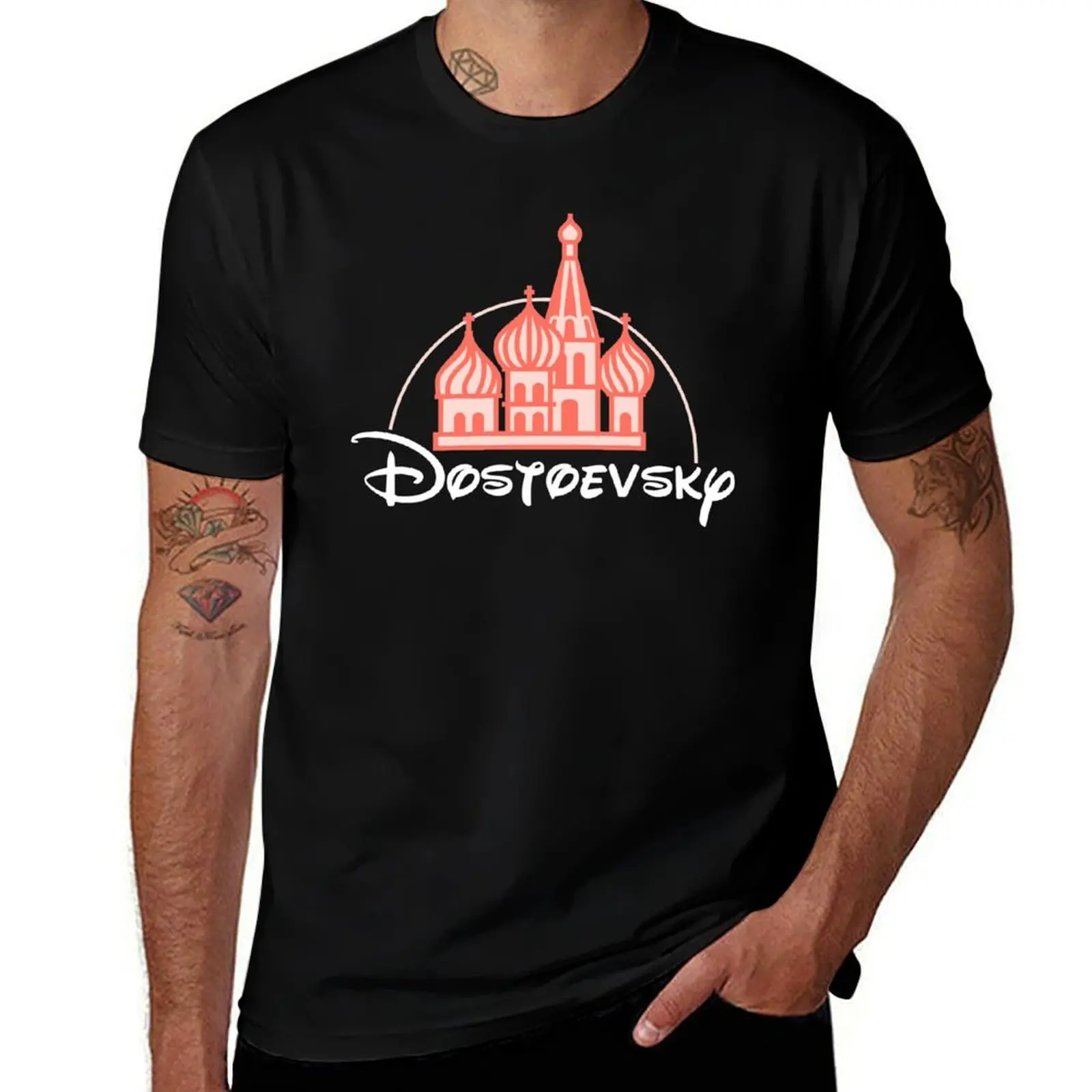 

Dostoevsky T-Shirt mens graphic t shirts cotton tshirt 100% T-Shirt