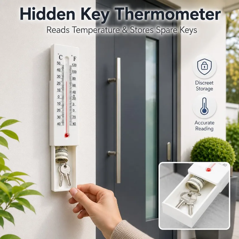 termometro-de-parede-externo-com-gaveta-oculta-para-chaves-medidor-de-temperatura-em-plastico-celsius-fahrenheit-para-uso-em-jardim-patio-ou-porta