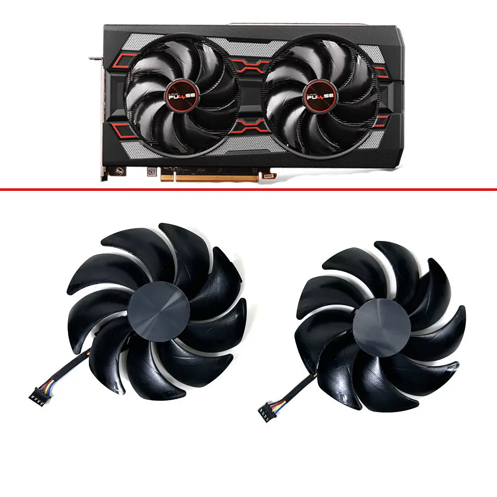 

95MM 4PIN CF1015H12D AMD RX5600XT GPU FAN For Sapphire RX 5600 XT 6G D6 Video Card Fan Cooling Fans