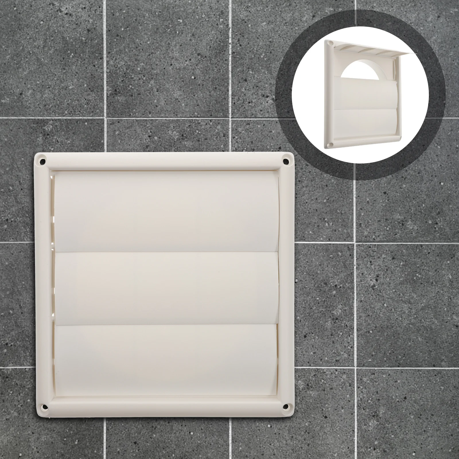 شبكة فلتر الهواء لخزانة الحمام، غطاء فتحة تهوية عالي الجودة لأنظمة تهوية مجفف التيار المتردد، تهوية كتلة العادم الخارجية #4