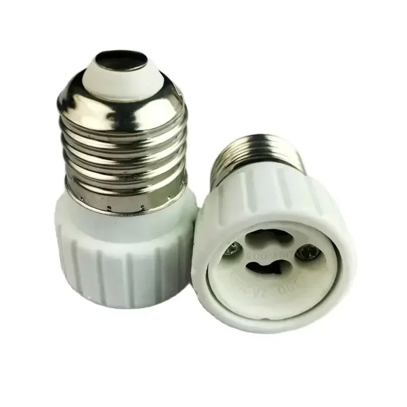 E27 To GU10 5/10/20PCS Ceramics Lamp Holder Adapter Fireproof Material Lamp Holder Converters Socket Adapter Light Bulb Base