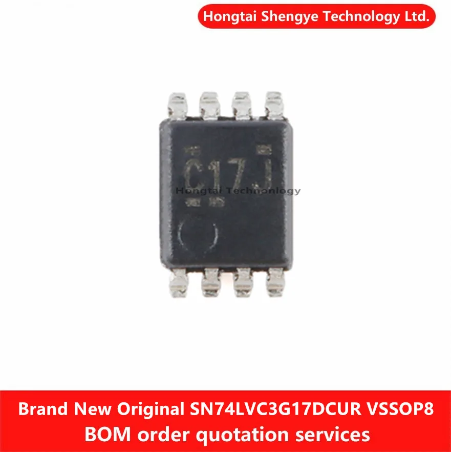 New Original SN74LVC3G17DCUR VSSOP-8 Triple Schmitt Trigger Buffer Chip