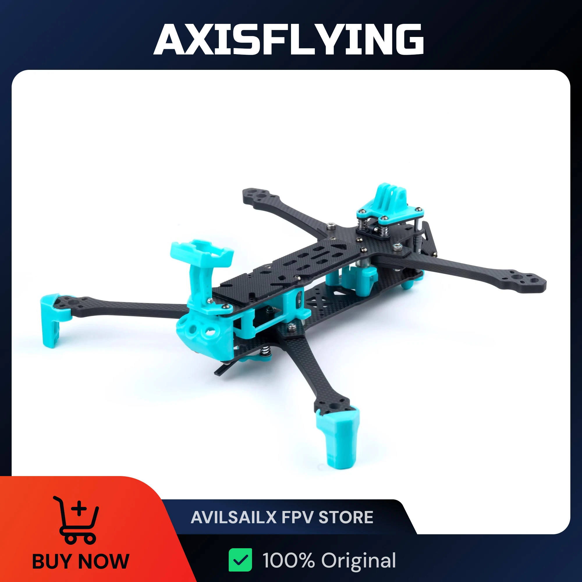 

Axisflying KOLAS7 "7 дюймов 298 мм складной комплект рамы для дрона FPV для дрона дальнего действия DJI O3 для фристайла