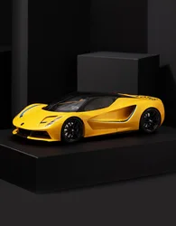 Original Factory 1:18 Evija Sports Car Simulation Limited Edition All Open Alloy Metal Static Car Model Toy Gift