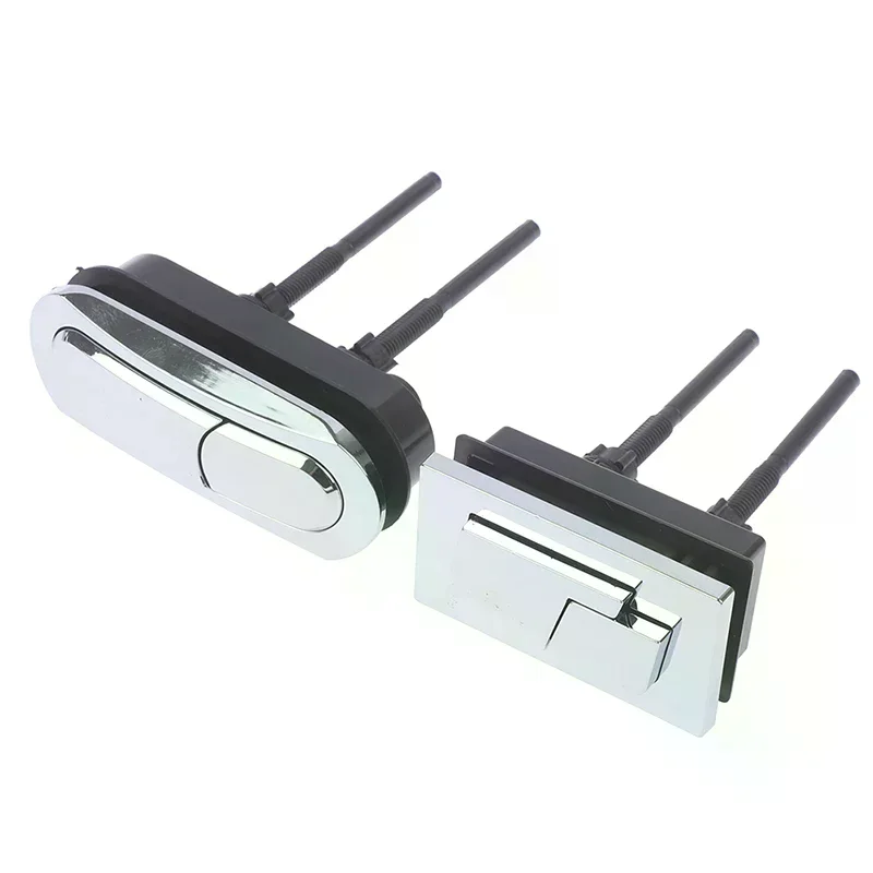 

1pc Round Dual Flush Toilet Tank Button Square Toilet Push Dual Flush Buttons Home Use Daily Essential High Quality