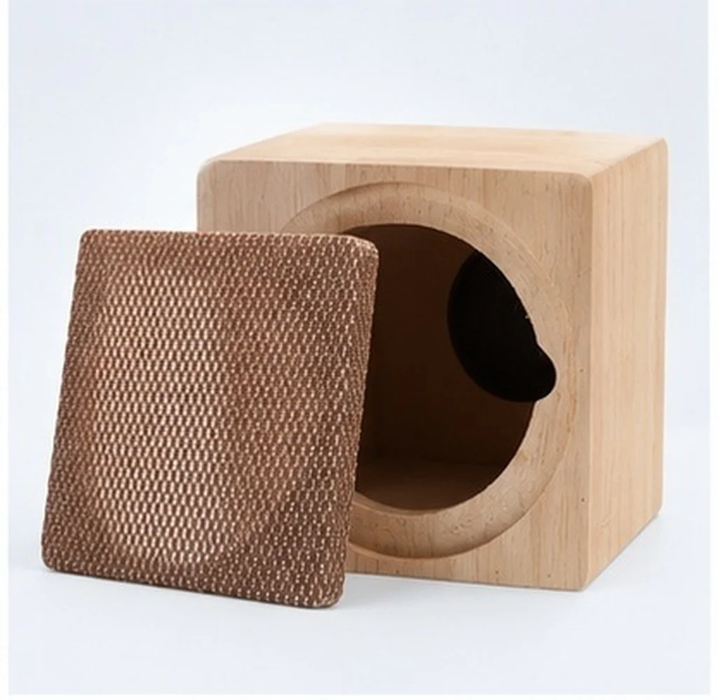 Car Audio Subwoofer Enclosure Wood Speaker Box Enclosure 4 Inch Speaker Dustproof Net Vehicle Audio Subwoofer Box Cabinet