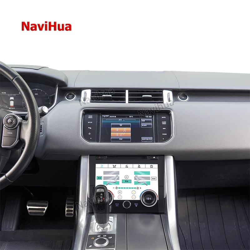 Car A/C Unit Panel For Range Rover Sport Old to New Models Touch Screen Digital Display Monitor Automotive Air Condition