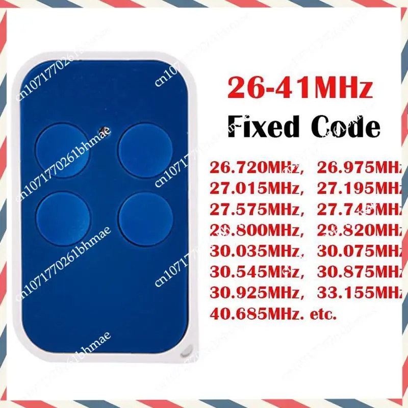 -A21Z Garage Door Remote Control Remote Control 27Mhz To 40Mhz Remote Control Garage Door Replacement Clone Fob