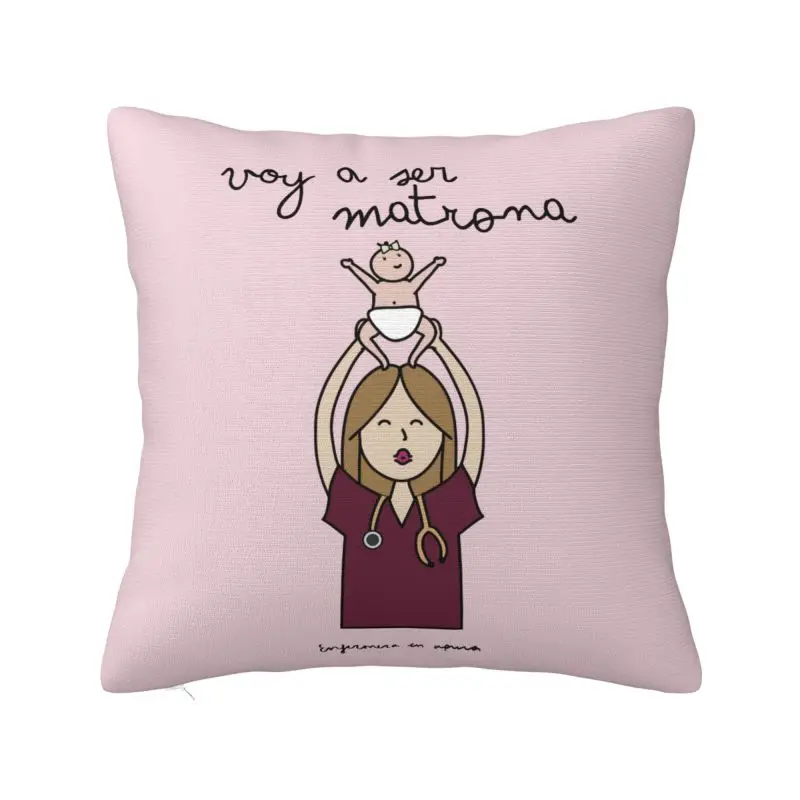 Enfermera En Apuros Doctor Nurse Medical Cushion Covers 45x45cm Velvet Throw Pillow Case for Sofa Pillowcase Home Decorative