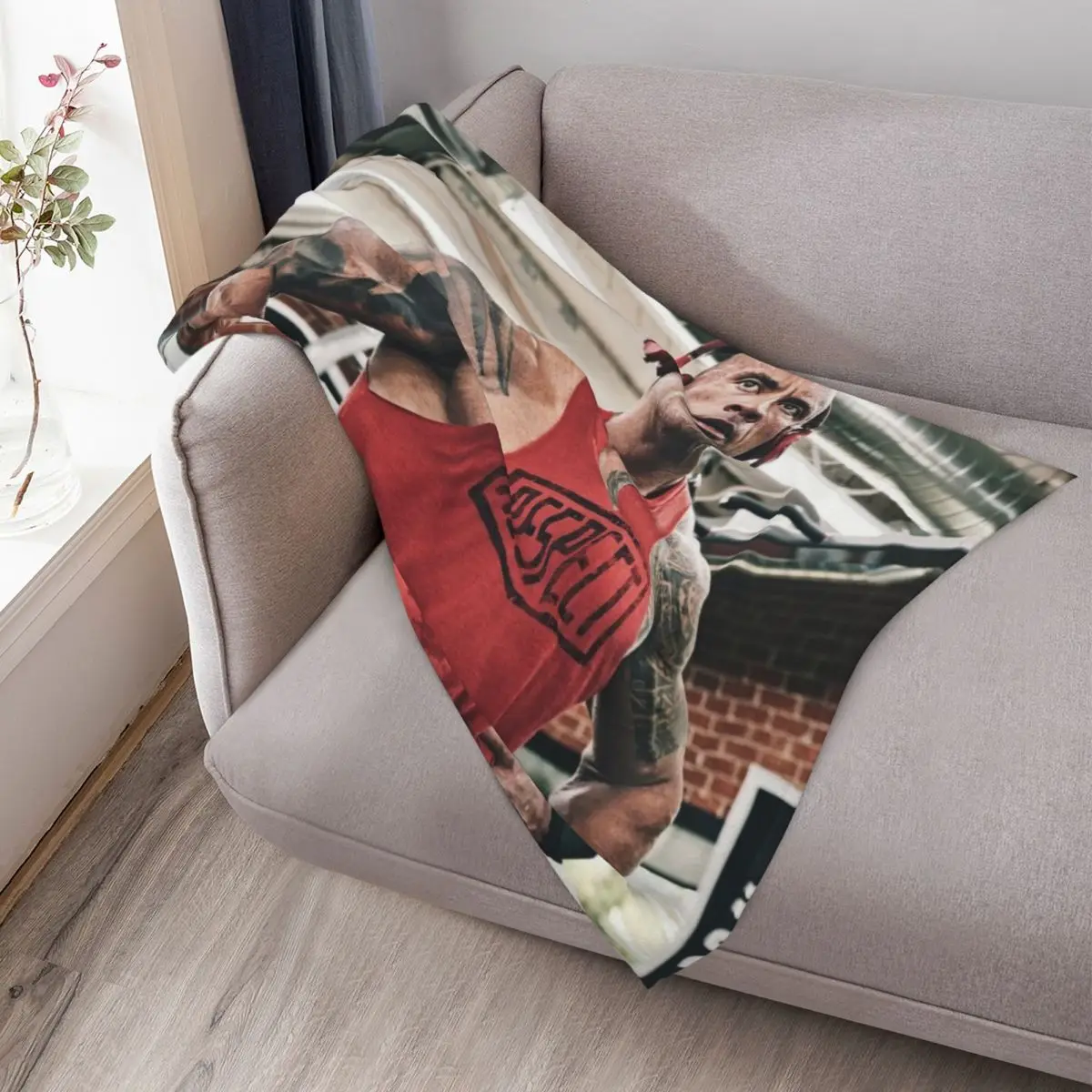 dwayne johnson Gooi Deken Sofa Quilt cosplay anime Baby Extra Grote Gooi Dekens
