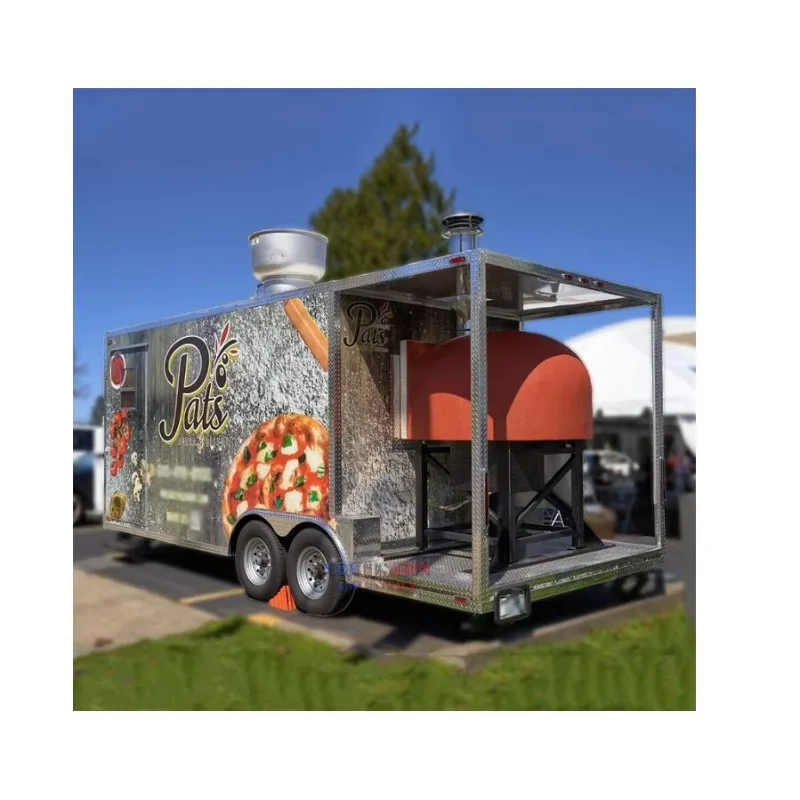 New USA Food Trailer Fully Equipped Customized Full Restaurant Facility Hot Dog Kitchen Equipment