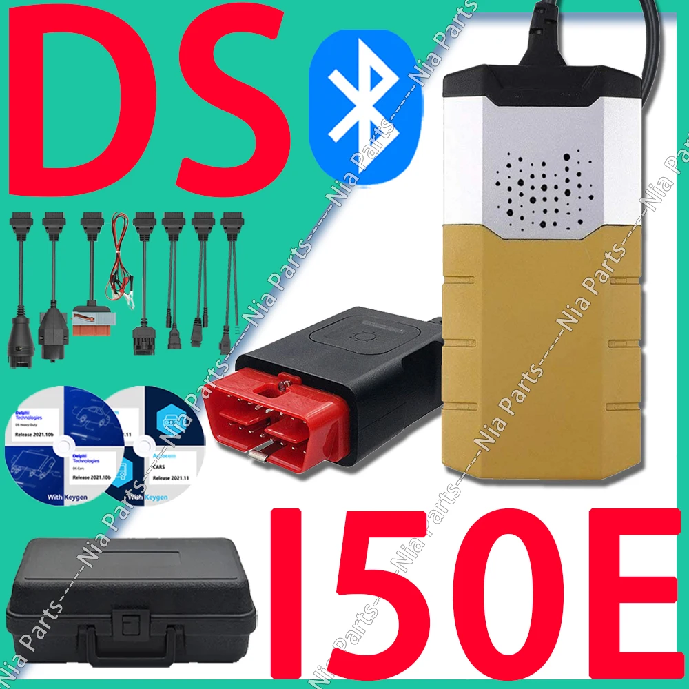 DS150 e delph-is 2021 autoco-ms inspection tools Diagnostic equipment Bluetooth with keygen ds150 Car Truck obd2 scanner Repair