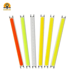12V DC LED COB Bulb Strip Bar Light Source 5W Red Green Blue Warm Natural Cold DIY 10CM LED Lamp 500LM 100x8MM