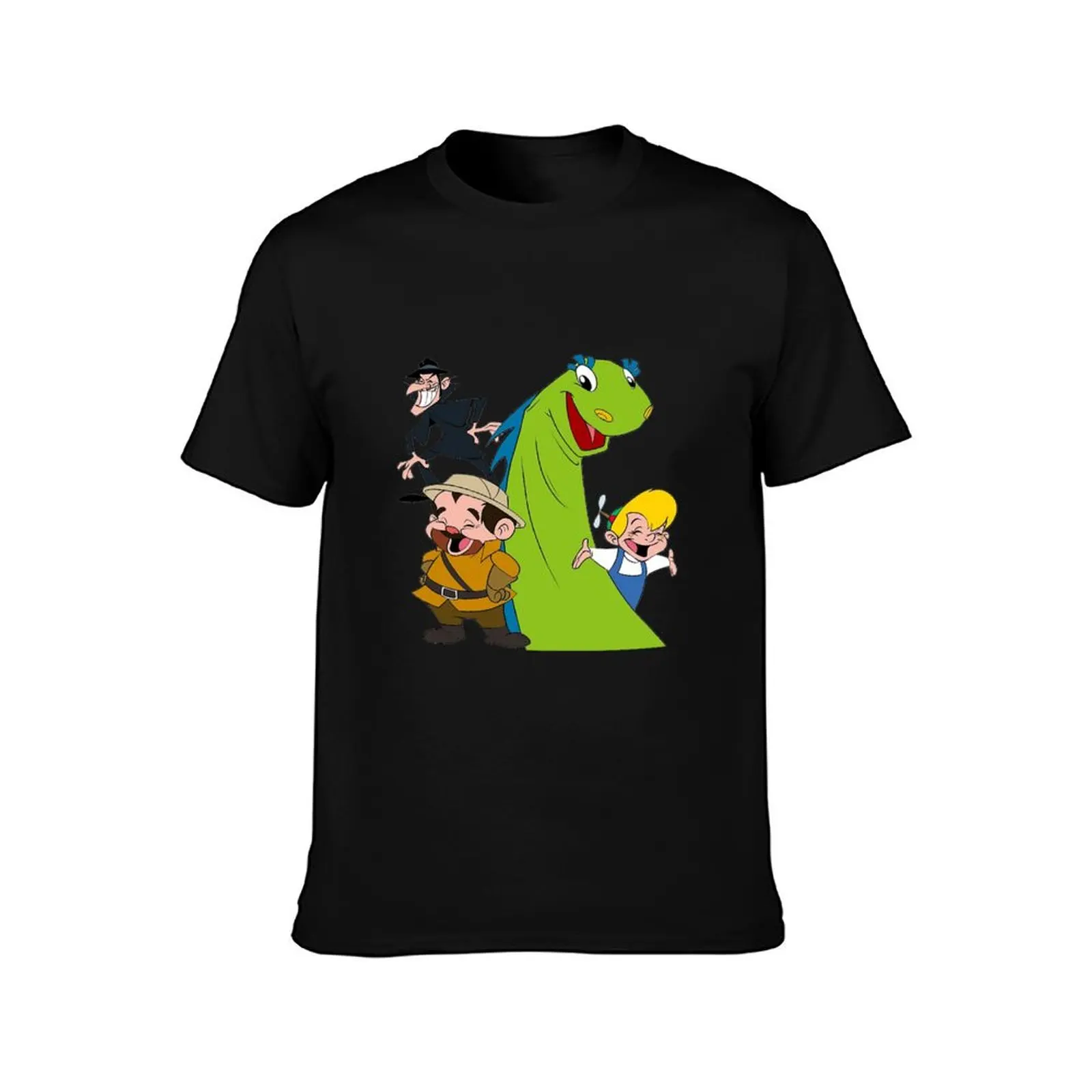 beany and cecil cartoon T-Shirt Summer Casual Cotton Tee Oversized Streetwear Tops Vintage Graphic Print Unisex Men Women