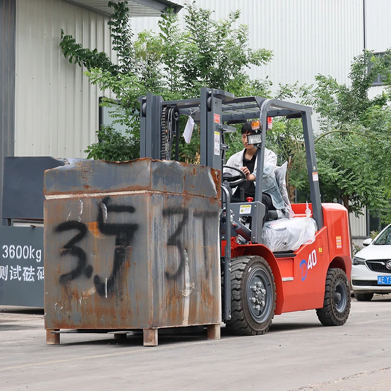 رافعة شوكية هيدروليكية كهربائية مع مرفقات تصميم جديد لمقعد القيادة 1.5n محمول #2