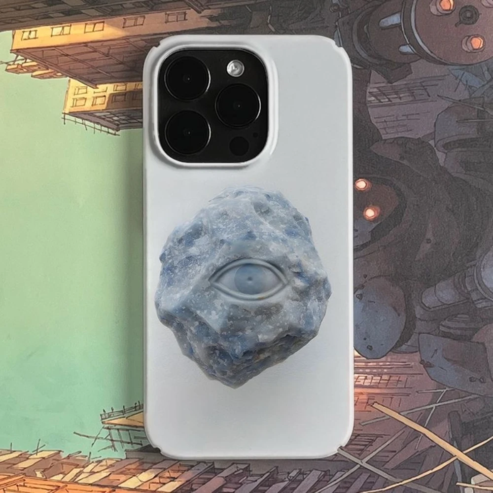 حافظة هاتف إبداعية وغامضة بتصميم فريد من نوعه من Rock - لهاتف iPhone 16 15 14 11 12 13 Pro Max Plus غطاء خلفي