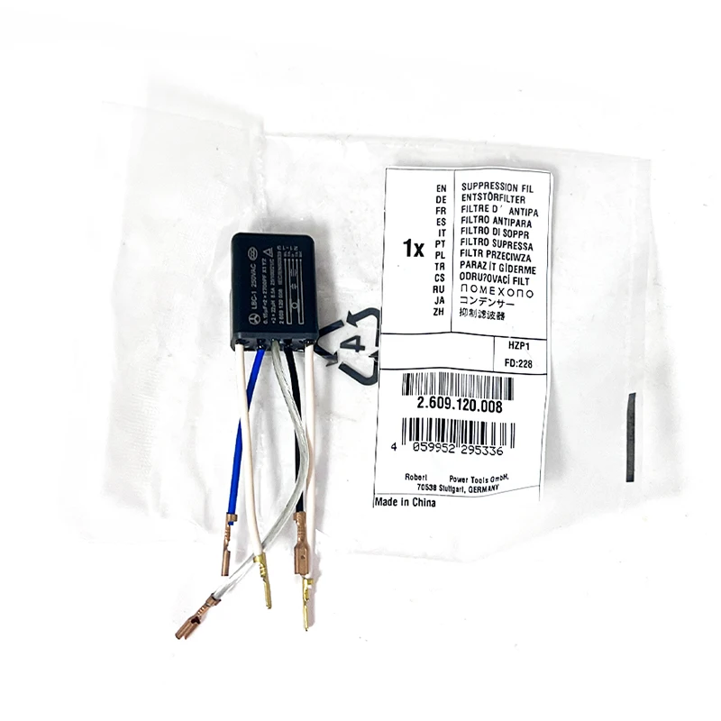 Imagem -06 - Filtros Capacitores para Bosch Máquinas de Corte Moedores Ferramentas Elétricas Filtros Acessórios Substituições para Bosch Gws8100c Gws8-125c
