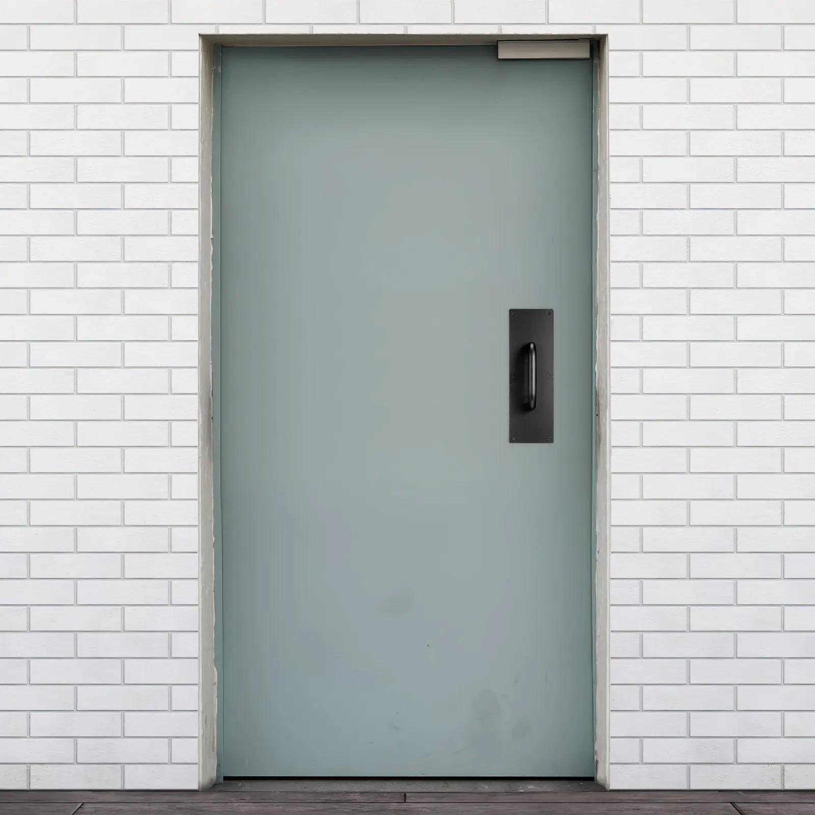 

Stainless Steel Push Pull Plate Handle For Commercial Wooden Sliding Door Barn Shed Closet Warehouse Composite Fire Door