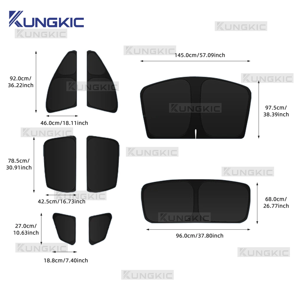 For Tesla Model Y 2025 Juniper LAUNCH Front Side Window Sun Shade Cover Windshield Sunshade Privacy Blind Summer Accessories