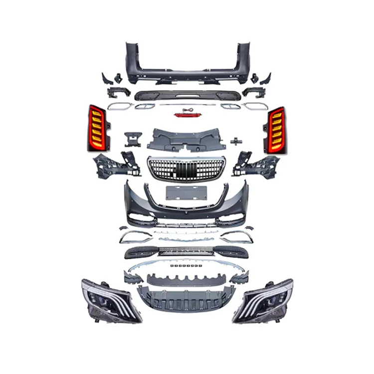 

Damei Factory Sales Style Front Rear Bumper Grille Diffuser Headlights Taillights Body Kits For Mercedes Benz W447 V260