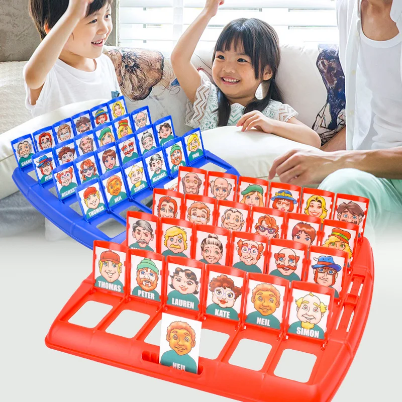 لعبة تخمين من أنا اللوحة - لعبة رقعة الشطرنج التفاعل بين الوالدين والطفل والتفكير المنطقي للأطفال