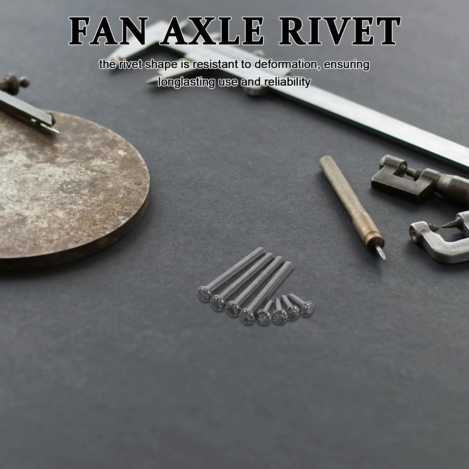 

Folding Fan Rivets Metal Shaft Replacement Handheld Fan Repair Kit For Diy Bamboo Paper Fans Chinese Dance Wedding Portable