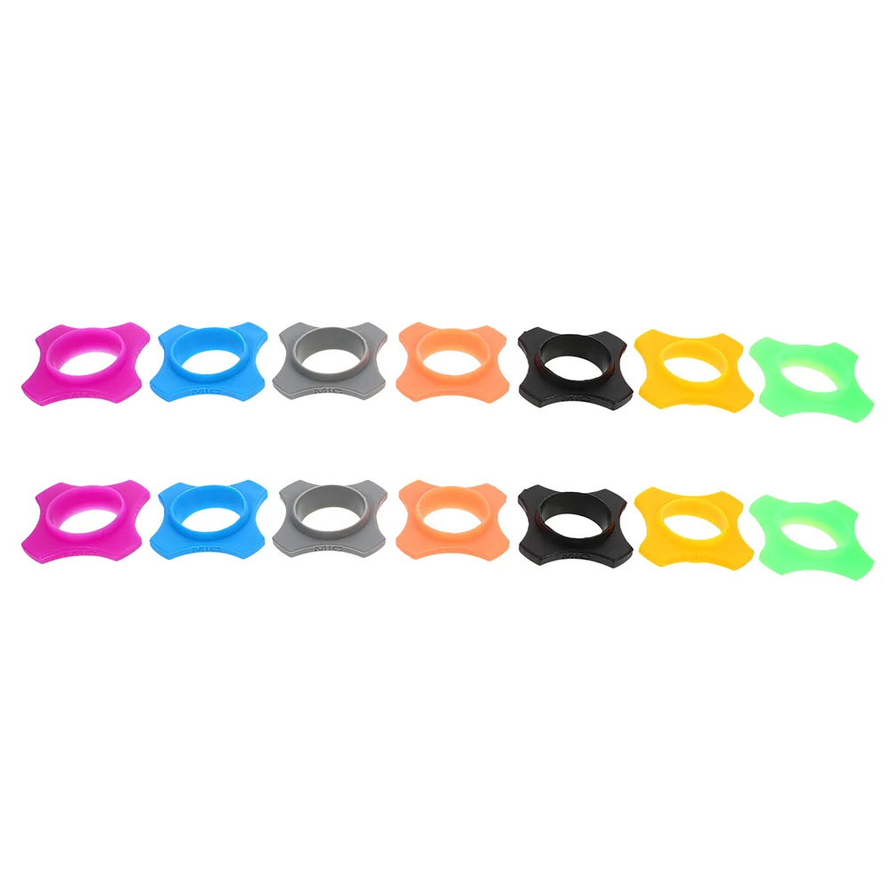 

20 Pcs Microphones Skid Ring -rolling Silicone Windshield Protection