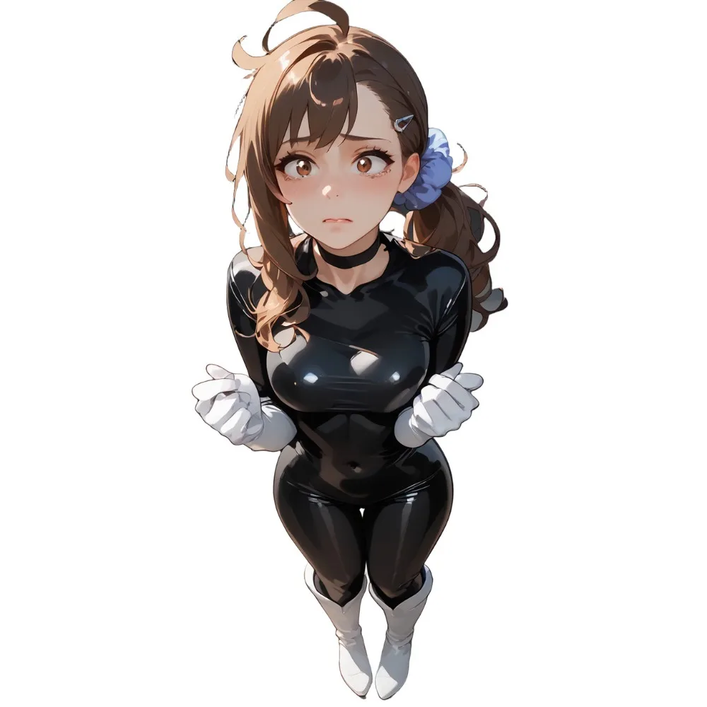 1PC Anime Girl Waterproof UV Resistant Vinyl Sticker Car Motorcycle Helmet Laptop E-Scooter Anime Tuning Decor Decal