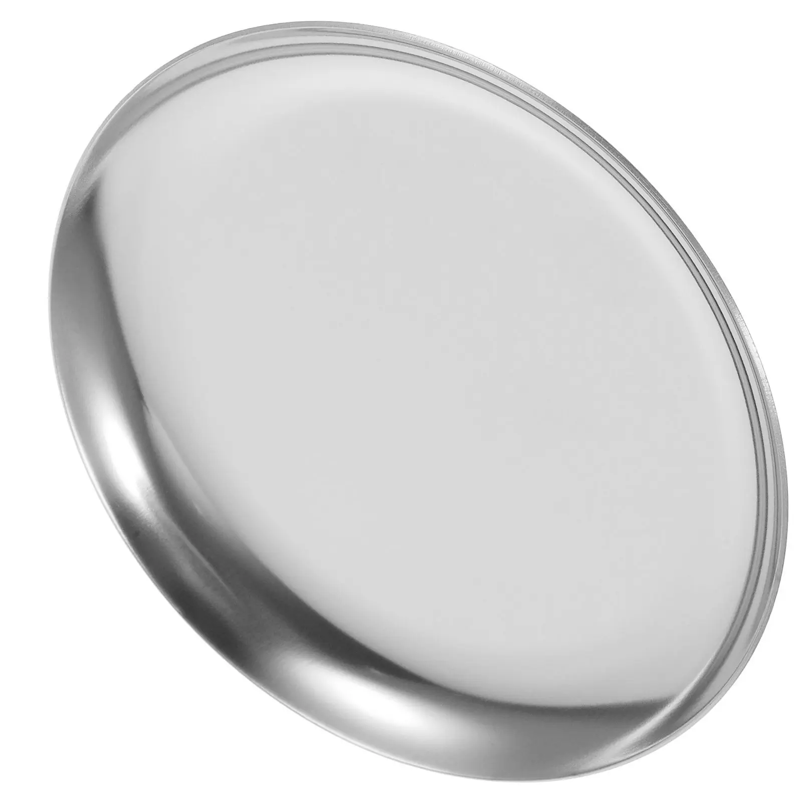 

Metal Stainless Steel Round Jewelry Storage Tray Decorative Ring Earring Holder for Desktop Vanity Table Necklace Bracelet