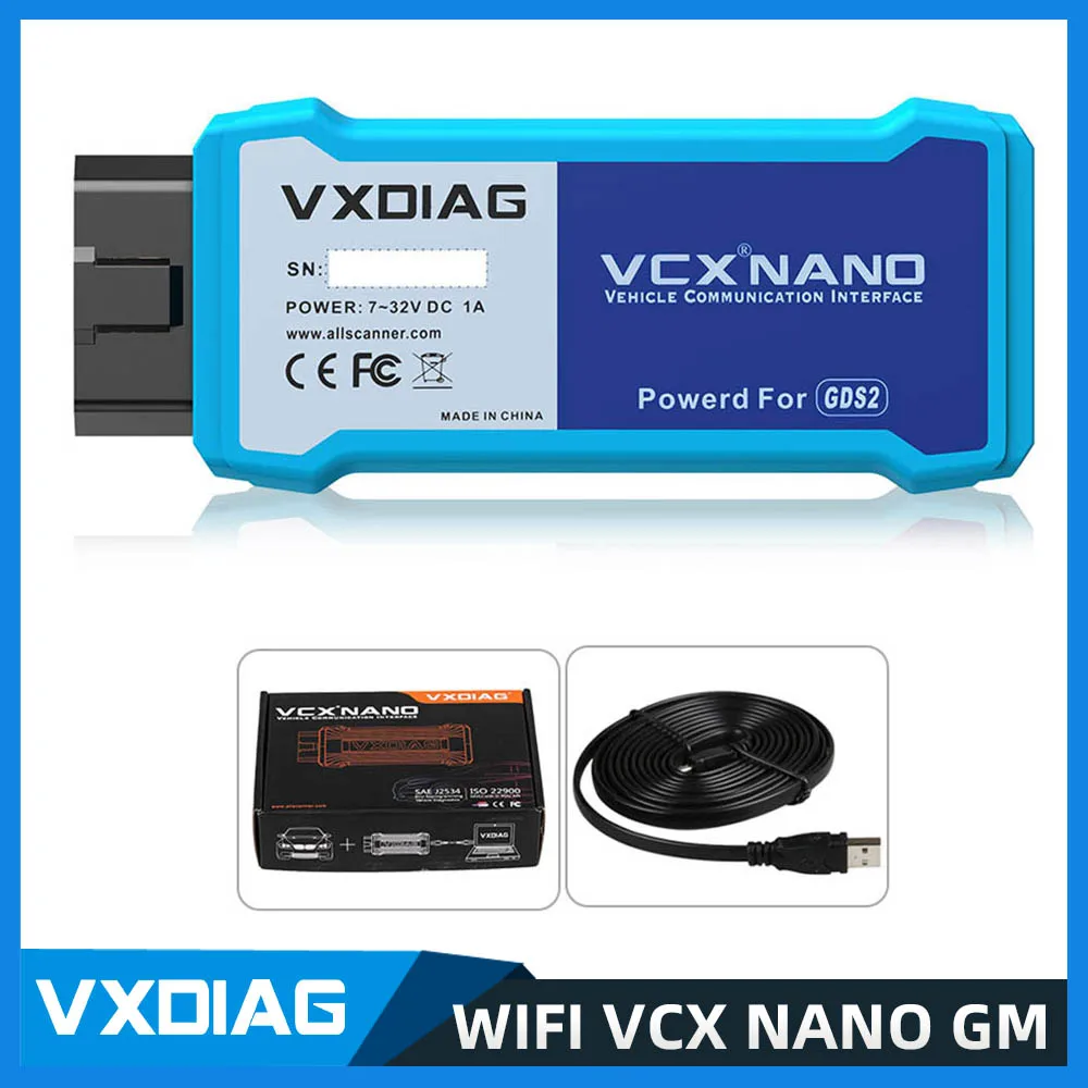 [WIFI Version] VXDIAG VCX NANO Diagnostic Tool for GM / OPEL OBD2 Auto Scanner Tool