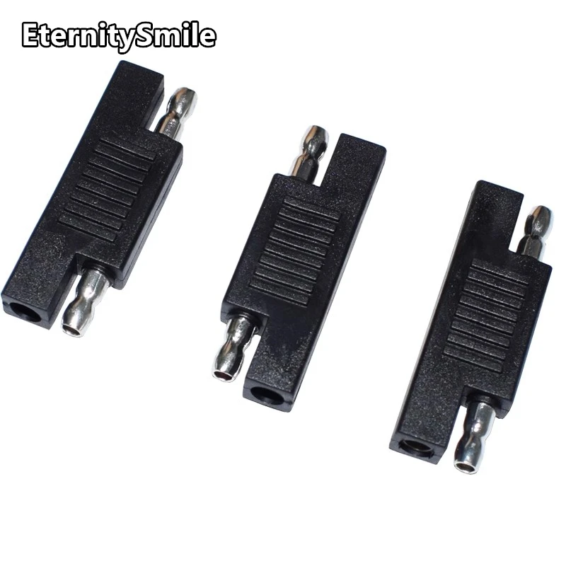 SAE Adapter Connectors SAE to SAE Plug For Quick Disconnect Extension Cable Solar Panel Battery Power Charger Maintainer