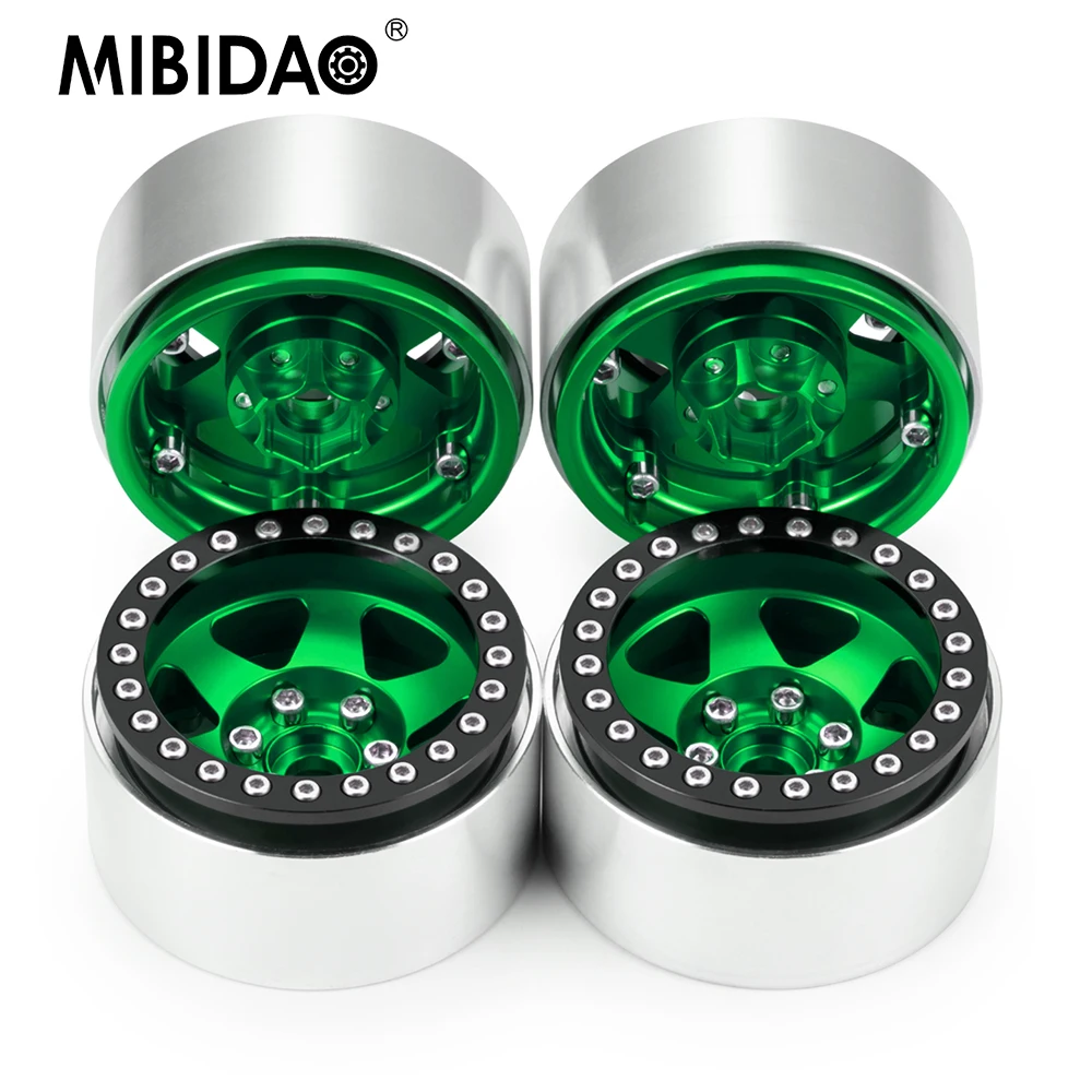 

MIBIDAO 1,9-дюймовые 30 мм ступицы колес из алюминиевого сплава с замком для осевого SCX10 CC01 D90 TRX4 TRX6 1/10 RC Гусеничный автомобиль, детали модели