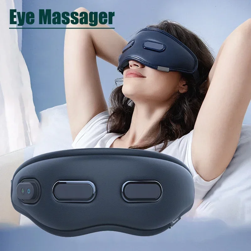 Acupoint Massage Eye Mask Point-to-point Eye Massage Device Heating Vibration Eye Protection Device Shading Sleep Device