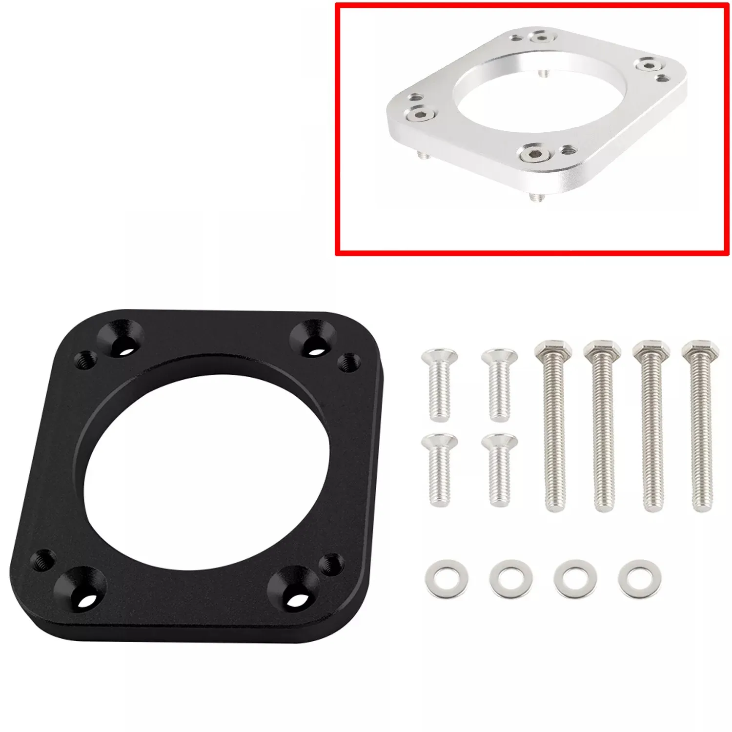 공기 흡입 시스템 흡기 매니폴드 스로틀 바디 어댑터, BMW M54B30 ~ M50B25 용 알루미늄 흡기 매니폴드 M50 M54 엔진