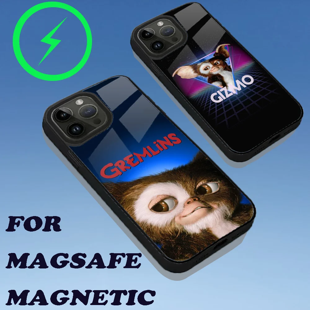 Gremlins Gizmo Phone Case For iPhone 16,15,14,13,12,11,Plus,Pro,Max Mini Magsafe Magnetic Wireless Charging