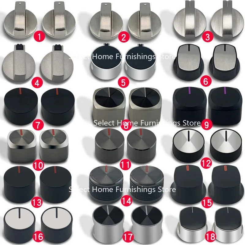 Suitable for Universal Gas Stove, Switch Knob, Natural  Liquefied , Desktop , Ignition Button Accessories 2pc