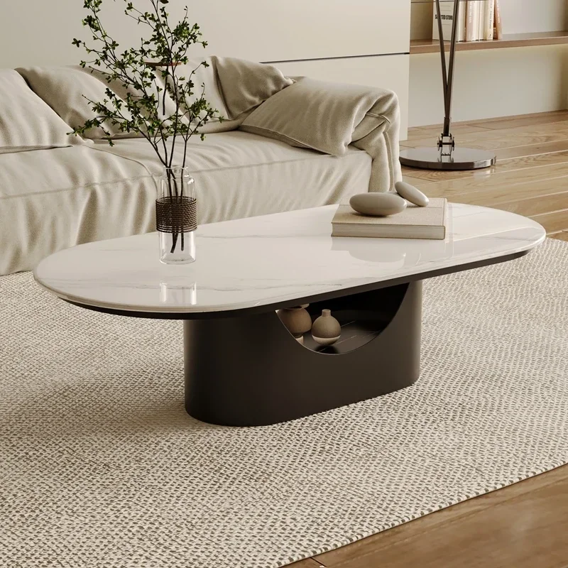 hh-Elegant Modern Coffee Table Luxury Contemporary Simple Nordic Trendy Style Mesa Centro Living Room Furniture*