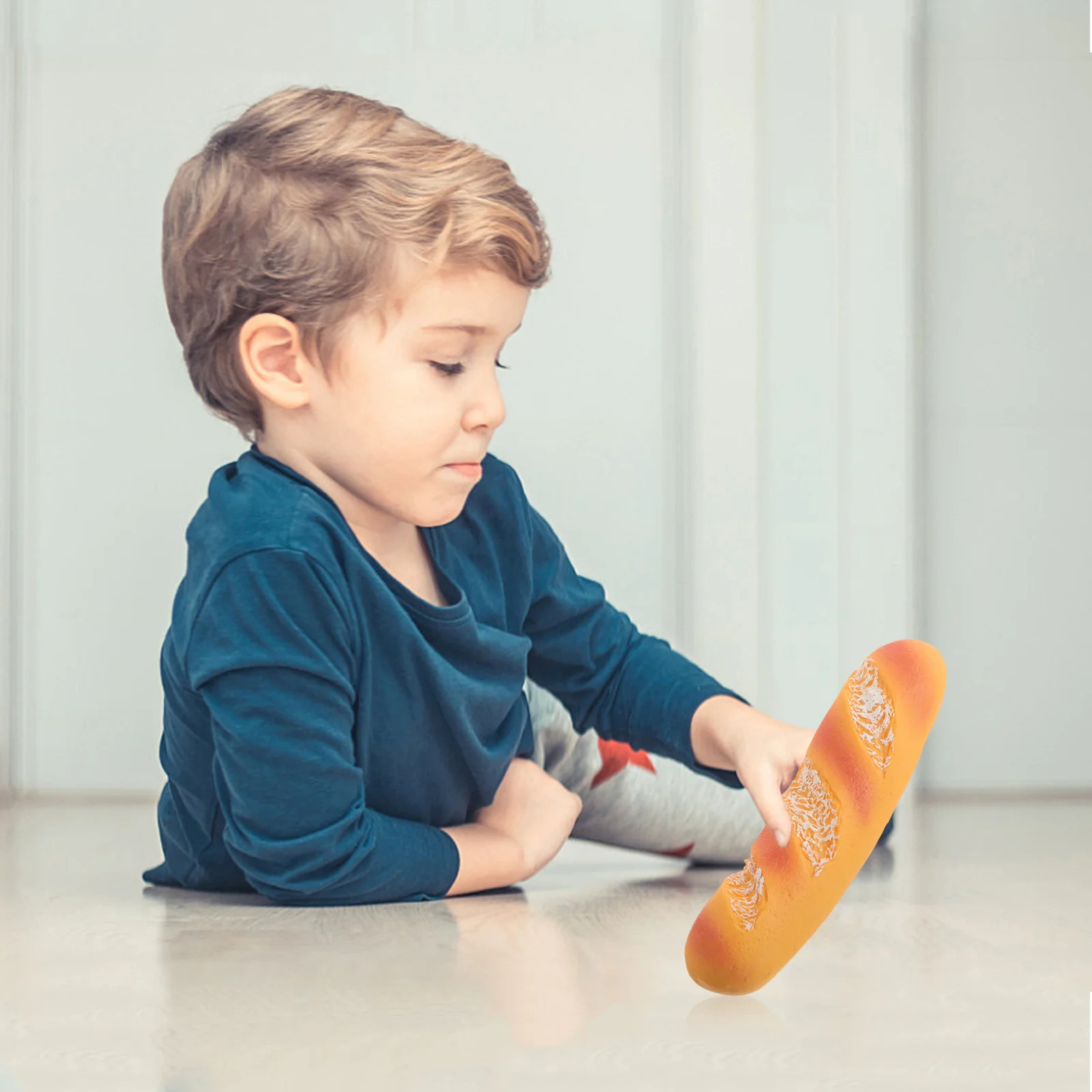 Pane realistico morbido spremere antistress Fidget sensoriale Squishy per bambini adulti Decompressione gioca con il cibo