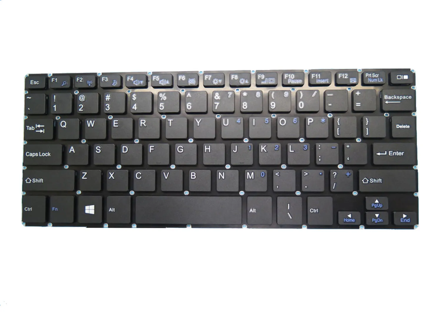 

Laptop Keyboard For Gobook Y1102 11.6'' Black Without Frame New United States US