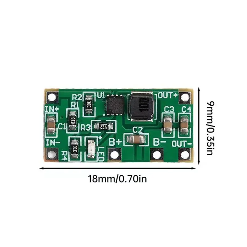 IALJ-5Pcs 3.7V To 1.5V Output DC-DC Buck Step Down Power Module 3.7V To 1.5V Step-Down Module Replace AA AAA Dry Battery