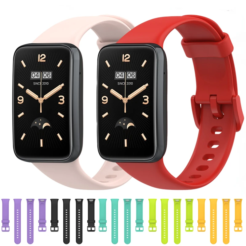 Siliocne Strap Para Xiaomi Mi Band 7 pro Original Esporte Pulseira Pulseira de Substituição para Mi Band 7 pro Strap Acessórios