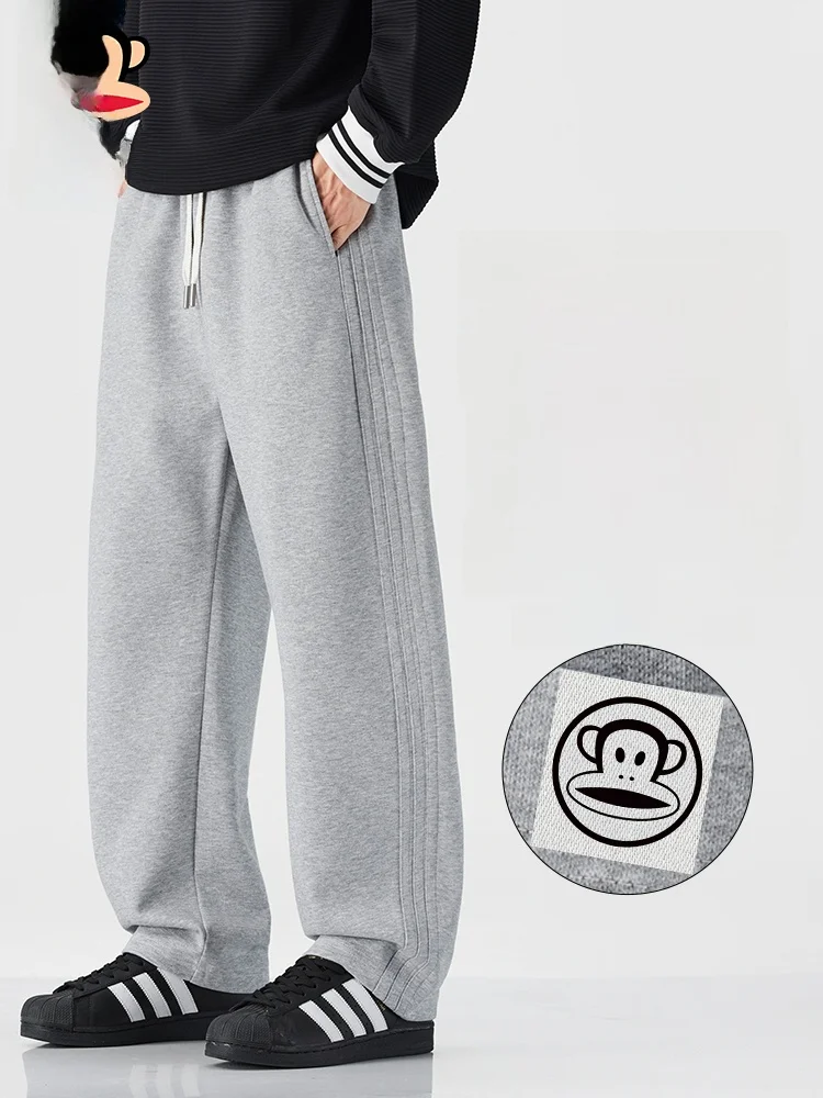 

Мужские повседневные спортивные брюки Paul Frank: новые весенние свободные джоггеры в американском стиле с широкими штанинами