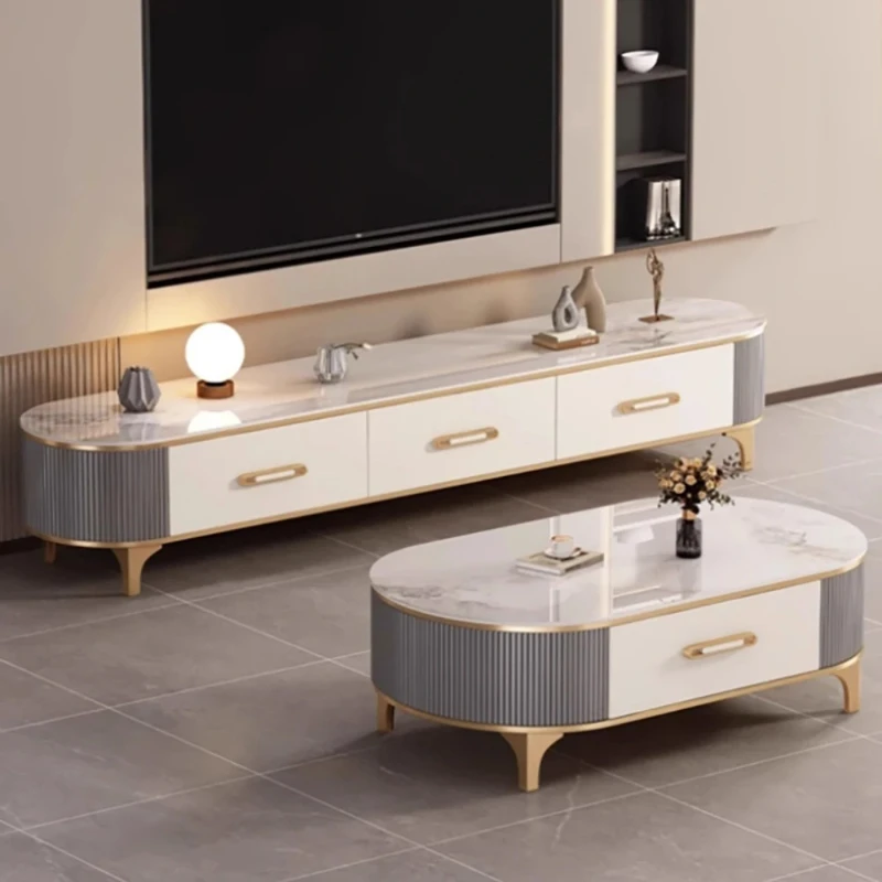 

Modern Decor Coffee Tables Design Luxury Glam Round Coffee Tables Metal Unique Mesa Auxiliar Salon Living Room Furniture