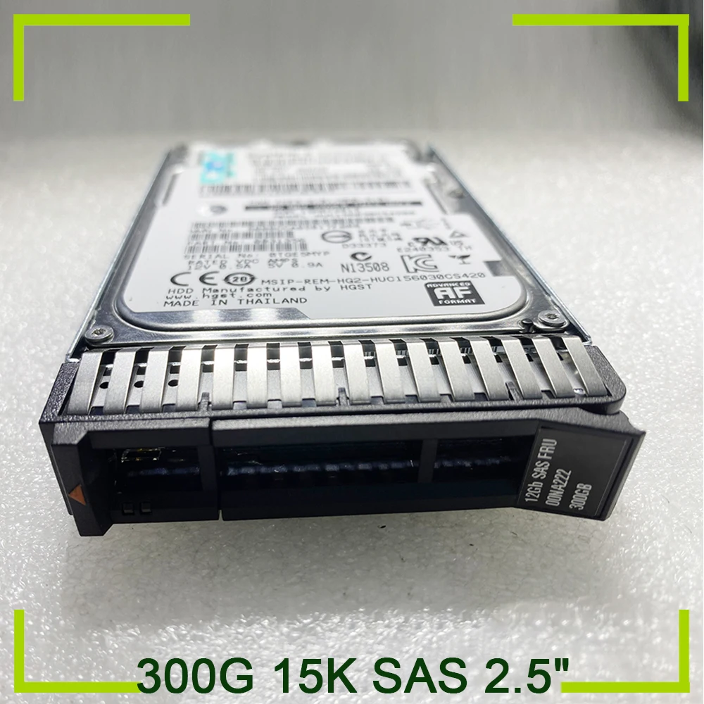 

For IBM Server Hard Disk G3HS 12G X3650M5 X 300G 15K SAS 2.5" 00NA221 00NA222