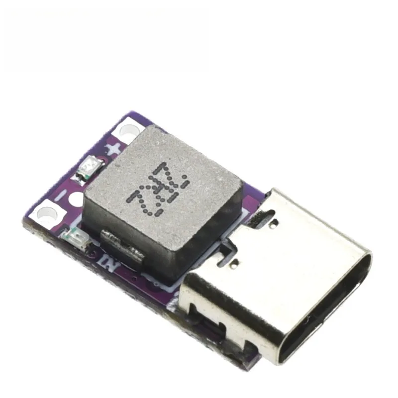 2PCS Mini 5V 2.4A Charge Discharge Integrated Module, Type-C 3.7V 4.2V 18650 Lithium Battery Power Module