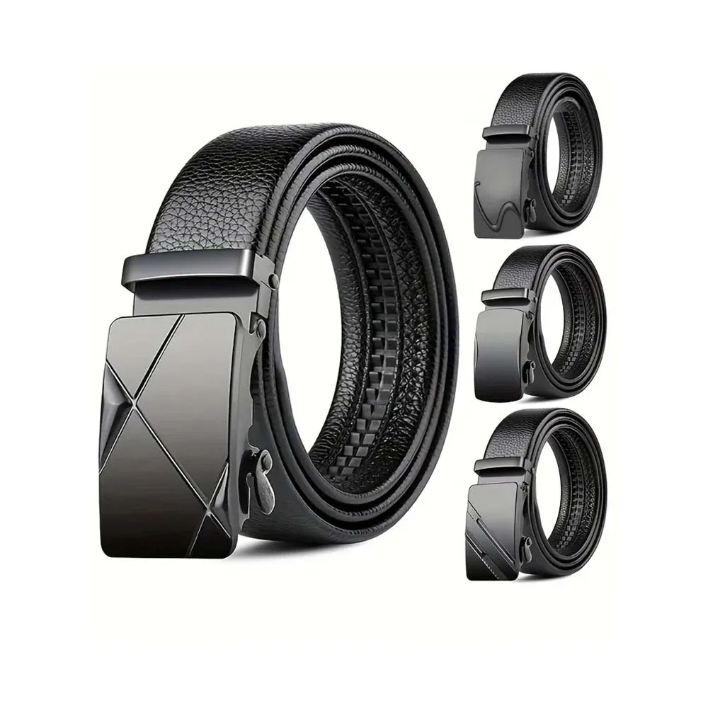 

Fashion Retro Men's Various Styles Of Automatic Buckle Belts With Men's Suit Casual Pants Belts Are Suitable For All Occasions