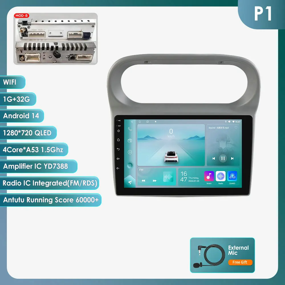 8CORE Android Autoradio Speler voor Renault Twingo 2005-2013 Draadloze Carplay Auto GPS Auto Multimedia 6115 Touchscreen 360CAM