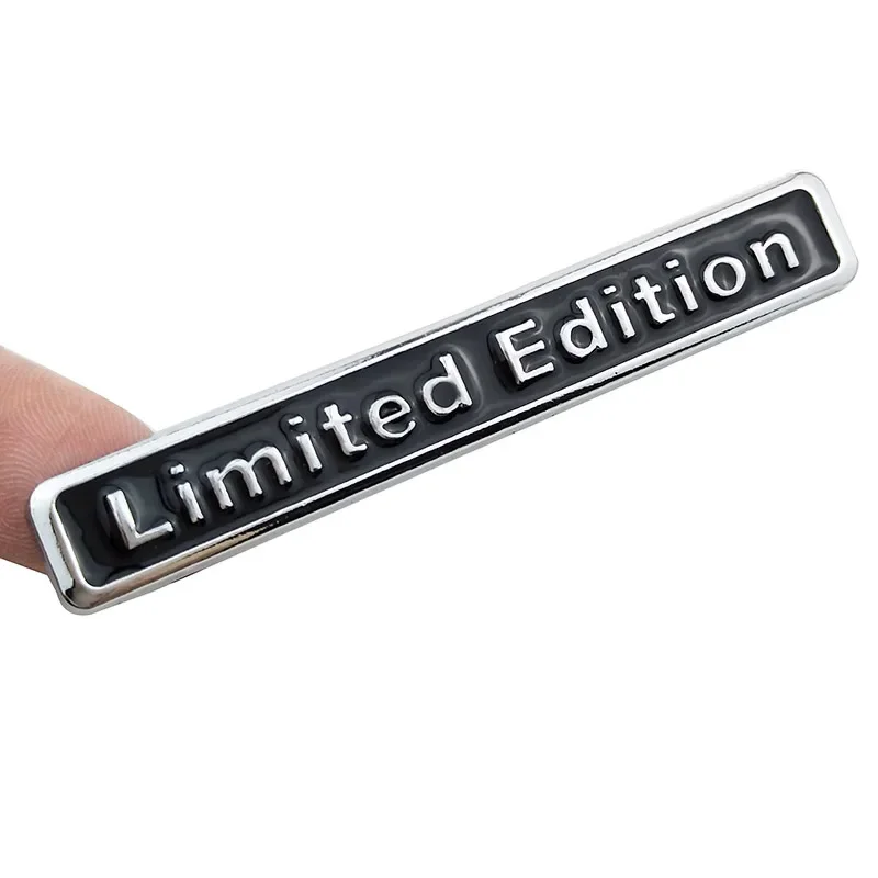 Adesivo per auto in metallo 3D in edizione limitata per auto, decalcomania per adesivi per moto, emblema cromato per Audi Honda Kawasaki HARLEY YAMAHA